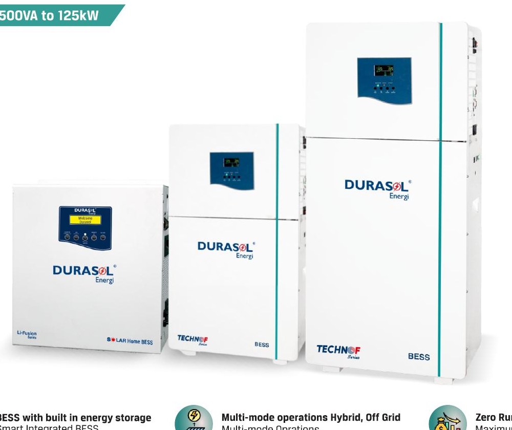 Durasol Energi battery energy storage systems